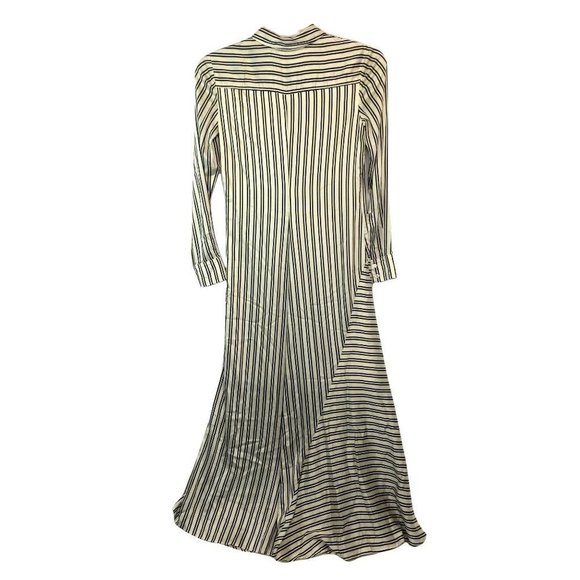 A.L.C. Long Shirt Dress Medium Black and Ivory Sample Set A6D0130 USA Womens - Picture 6 of 11